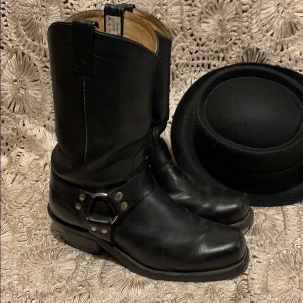 Canada West motorcycle harness boots